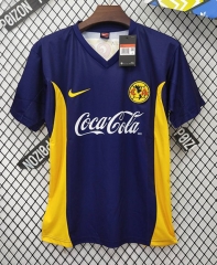 Retro verison 2000 Club America  Away Royal Blue Thailand Soccer Jersey AAA-2851