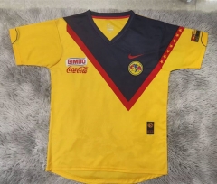 90th anniversary Club America  Home Yellow Thailand Soccer Jersey AAA-2851