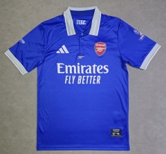 26-27 Arsenal Blue Thailand Polo Shirts-4728