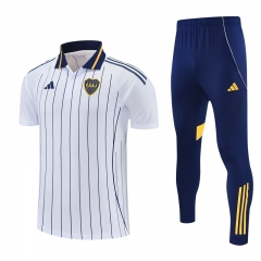 2026-27 Boca Juniors White Thailand Polo Uniform-4627