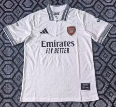26-27 Arsenal White Thailand Polo Shirts-9070