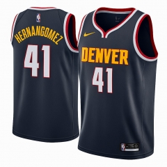 2023 logo versionNBA Denver Nuggets Blue#41 Jersey-311