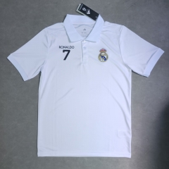2026-27  Real Madrid White Thailand Polo(No.7) -4728