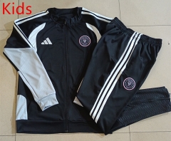 2026-2027 Inter Miami CF Black Kids/Youth Soccer Jacket Uniform-815