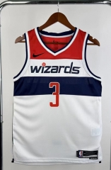 2023 Edition Washington Wizards White #3 NBA Jersey-311