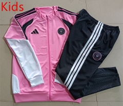 2026-2027 Inter Miami CF Pink Kids/Youth Soccer Jacket Uniform-815