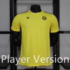 Player Version 26-27 Al Nassr FC Yellow Thailand Soccer Jersey AAA-888
