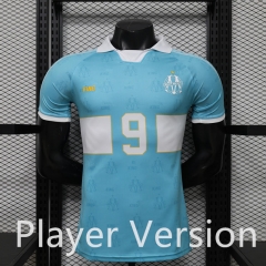 #9 Player Version 2026-2027 Retro Version Olympique de Marseille Blue Thailand Sccer Jersey AAA-888