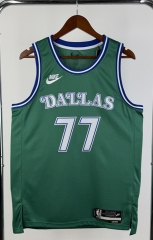 2026 Retro Version Dallas Mavericks Green #77  NBA Jersey-311