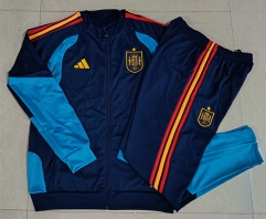 2026-27 Spain Royal Blue Thailand Soccer Jacket Uniform-815