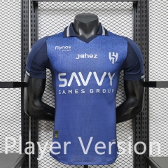 Player Version 26-27 Al Hilal Saudi Blue Thailand Soccer Jersey AAA-888