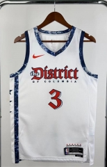 2025 City Edition Washington Wizards White#3 NBA Jersey-311
