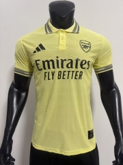 26-27 Arsenal Yellow Thailand Polo Shirts-SJ