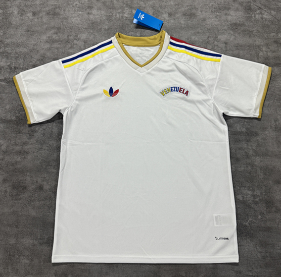 (S-4XL) 2026 Venezuela Away White Thailand Soccer Jersey AAA-4506 ...