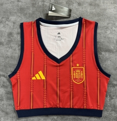 （s-xl）2026-2027 Spain Home Red Thailand Women Soccer vest Jersey AAA-4506