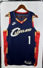 2026 Retro Version Cleveland Cavalier Blue #1  Jersey-311