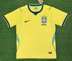 (S-4XL) 2026-2027 Brazil Home Yellow Thailand Soccer Jersey AAA-403