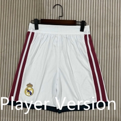 Player Version 2026-2027 Real Madrid Home White Thailand Soccer Shorts-6149