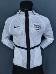(S-3XL) 2026-2027 England White Thailand Soccer Jacket With Hat-2044