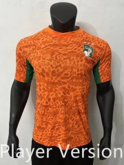 Player Version 2026-2027 Ivory Coast Home Orange Thailand Soccer Jersey AAA-4914
