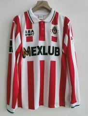 Retro Version 1994-1995 Deportivo Guadalajara Red&White LS Thailand Soccer Jersey AAA-9755