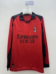 (s-4xl)2026-27 AC Milan 4th Away Red LS Thailand Soccer Jersey AAA-9268
