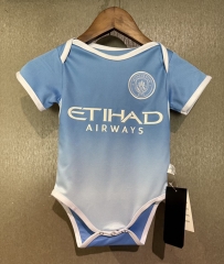 2026-2027 Manchester City Home Blue Baby Soccer Uniform
