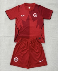 2026-27 Canada  Home Red Soccer Uniform-AY