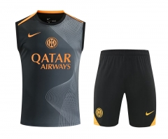 2026-2027 Inter Milan Dark Grey Thailand Soccer Vest Uniform-418