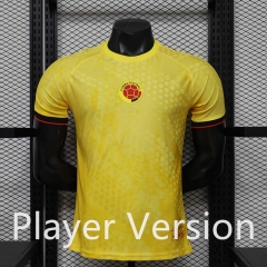 Player Version 26-27 Colombia Yellow Thailand Soccer Jersey AAA-888