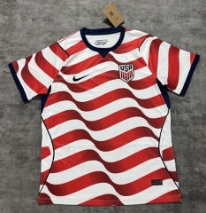 (S-4XL) 2026 World Cup USA Home Red&White Thailand Soccer Jersey AAA-4506
