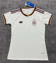 2026 Spain Away White Thailand Women Soccer Jersey AAA-4506