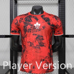 (S-3XL) Player Version 2026-2027 Canada Red Thailand Soccer Jersey AAA-888