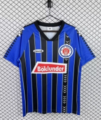 Retro Version 1996-1997 FC St. Pauli Away Blue&Black Thailand Soccer Jersey AAA-3257
