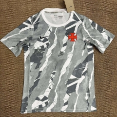 (S-4XL) 2026-2027 CR Vasco da Gama Light Gray Thailand Training Soccer Jersey AAA-6149
