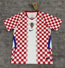 (S-4XL) 2026 Croatia Home Red&White Thailand Soccer Jersey AAA-4506