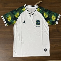 (S-4XL) 2026-2027 Brazil White Thailand Training Soccer Jersey AAA-8747