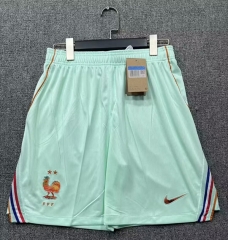 correct version 2026 World Cup France Away Green Thailand Soccer Shorts-2886