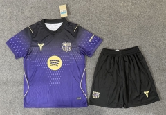 2026-27 Barcelona  Away Purple Soccer Uniform-6748