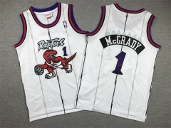 Toronto Raptors White#1 Kids/Youth NBA Jersey-1380