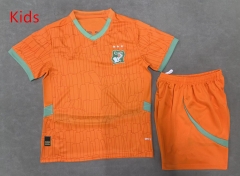2026-2027 Ivory Coast Orange Kids/Youth Soccer Uniform-5926