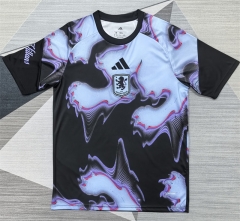 (S-4XL) 2026-2027 Aston Villa Blue Thailand Soccer Training Jersey-4927