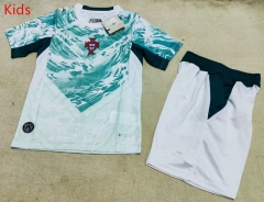 2026-2027 Portugal Away White&Green Kid/Youth Soccer Uniform-507