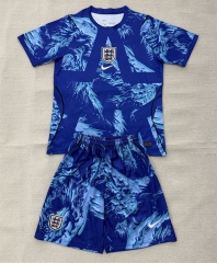 2026-2027 England Goalkeeper Blue Soccer Uniform-AY
