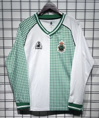 (S-4XL ) 2026-2027 Commemorative Version Racing de Santander White&Green LS Thailand Soccer Jersey AAA-7209