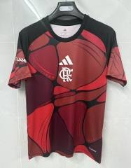 (S-4XL) 26-27 Flamengo Dark Red Thailand Soccer Training AAA-8841