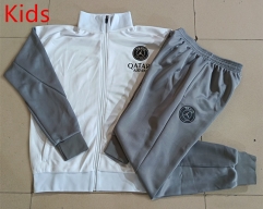 2026-2027 Jordan Paris SG White Kids/Youth Soccer Jacket Uniform-815