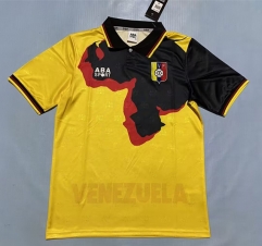 1998 Retro version  Venezuela Away Yellow Thailand Soccer Jersey AA-0664A