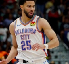 2023 Oklahoma City Thunder White #25 MITCHELL   NBA Jersey-311