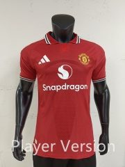 Player Version 2026-2027 Manchester United Home Red Thailand Soccer Jersey AAA-0871